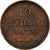 Coin, San Marino, 10 Centesimi, 1938, Rome, EF(40-45), Bronze, KM:13