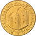 Coin, San Marino, 200 Lire, 1992, Rome, AU(55-58), Aluminum-Bronze, KM:285