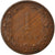Moneda, Países Bajos, Wilhelmina I, Cent, 1906, BC+, Bronce, KM:132.1