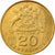 Moneda, Chile, 20 Centesimos, 1971, Santiago, EBC, Aluminio - bronce, KM:195