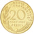 Moneta, Francja, 20 Centimes, 1971, MS(65-70), Aluminium-Brąz, KM:P421