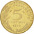 Moneta, Francja, 5 Centimes, 1974, MS(65-70), Aluminium-Brąz, KM:P488