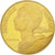 Moneta, Francja, 20 Centimes, 1974, MS(65-70), Aluminium-Brąz, KM:P494