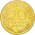 Moneta, Francja, 20 Centimes, 1974, MS(65-70), Aluminium-Brąz, KM:P494