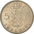 Coin, Belgium, 5 Francs, 5 Frank, 1967