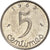 Moneta, Francja, 5 Centimes, 1963