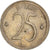 Moneda, Bélgica, 25 Centimes, 1966