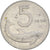 Moneta, Italia, 5 Lire, 1954
