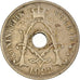 Moneda, Bélgica, 25 Centimes, 1922