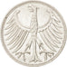 Coin, GERMANY - FEDERAL REPUBLIC, 5 Mark, 1974, Stuttgart, AU(55-58), Silver