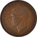 Coin, Great Britain, 1/2 Penny, 1952