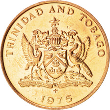 Coin, TRINIDAD & TOBAGO, 5 Cents, 1975, MS(63), Bronze, KM:26