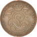 Moneta, Belgia, Leopold I, 5 Centimes, 1857, EF(40-45), Miedź, KM:5.1