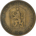 Coin, Czechoslovakia, Koruna, 1970, VF(30-35), Aluminum-Bronze, KM:50