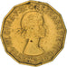 Coin, Great Britain, Elizabeth II, 3 Pence, 1955, EF(40-45), Nickel-brass