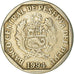 Moneda, Perú, 50 Centimos, 1994, Lima, MBC, Cobre - níquel - cinc, KM:307.1