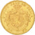 BELGIUM, 20 Francs, 20 Frank, 1874, KM #37, AU(50-53), Gold