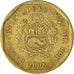 Moneda, Perú, 10 Centimos, 2008