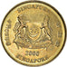 Coin, Singapore, 5 Cents, 2000