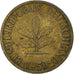 Moneda, ALEMANIA - REPÚBLICA FEDERAL, 5 Pfennig, 1950