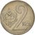 Coin, Czechoslovakia, 2 Koruny, 1974