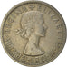 Moneda, Gran Bretaña, 1/2 Crown, 1958
