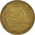 Monnaie, France, 20 Centimes, 1962