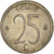 Moneda, Bélgica, 25 Centimes, 1966