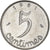 Moneta, Francja, 5 Centimes, 1961