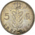 Coin, Belgium, 5 Francs, 5 Frank, 1974