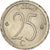 Coin, Belgium, 25 Centimes, 1971