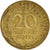 Moneda, Francia, 20 Centimes, 1973