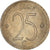 Moneda, Bélgica, 25 Centimes, 1969