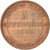 Moneda, Estados alemanes, SAXONY-ALBERTINE, Johann, 5 Pfennig, 1869, BC+, Cobre