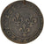 Moneta, Francia, Louis XIII, Double Tournois, 1639, MB+, Rame