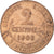 Moneta, Francia, Dupuis, 2 Centimes, 1908, Paris, SPL-, Bronzo, KM:841