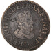 Moneta, Francja, Henri IV, Double Tournois, 1606, Lyon, VF(20-25), Miedź