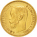 Russland, Nicholas II, 5 Roubles, 1898, St. Petersburg, EF(40-45), Gold, KM:62