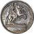 Francja, Medal, Quinaire, Louis XVIII, Historia, 1822, Caqué, MS(63), Srebro