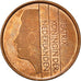 Moneda, Países Bajos, Beatrix, 5 Cents, 1988, BC+, Bronce, KM:202