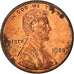 Coin, United States, Lincoln Cent, Cent, 1988, U.S. Mint, Philadelphia