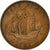 Moneta, Wielka Brytania, George VI, 1/2 Penny, 1941, VF(30-35), Brązowy, KM:844
