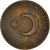 Coin, Turkey, 10 Kurus, 1964, EF(40-45), Bronze, KM:891.1