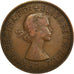 Monnaie, Grande-Bretagne, Elizabeth II, 1/2 Penny, 1956, TB+, Bronze, KM:896