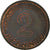 Moneta, Niemcy - RFN, 2 Pfennig, 1967, Stuttgart, VF(30-35), Brązowy, KM:106