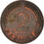 Moneta, Niemcy - RFN, 2 Pfennig, 1969, Karlsruhe, EF(40-45), Miedź platerowana