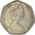 Monnaie, Grande-Bretagne, Elizabeth II, 50 New Pence, 1970, TB+, Cupro-nickel