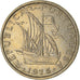 Moneta, Portugal, 5 Escudos, 1975, AU(50-53), Miedź-Nikiel, KM:591