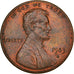 Moneta, USA, Lincoln Cent, Cent, 1983, U.S. Mint, Denver, EF(40-45), Miedź