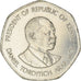 Coin, Kenya, 5 Shillings, 1994, British Royal Mint, AU(55-58), Nickel plated